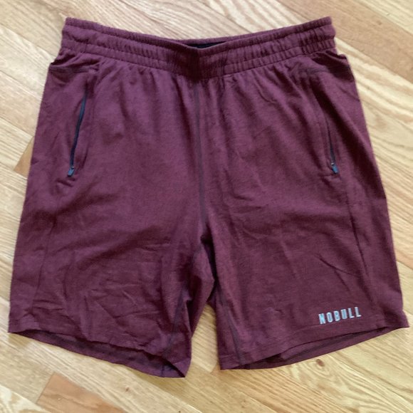 NOBULL Other - MEN'S LIGHTWEIGHT KNIT SHORT 9" WINE HEATHER LARGE